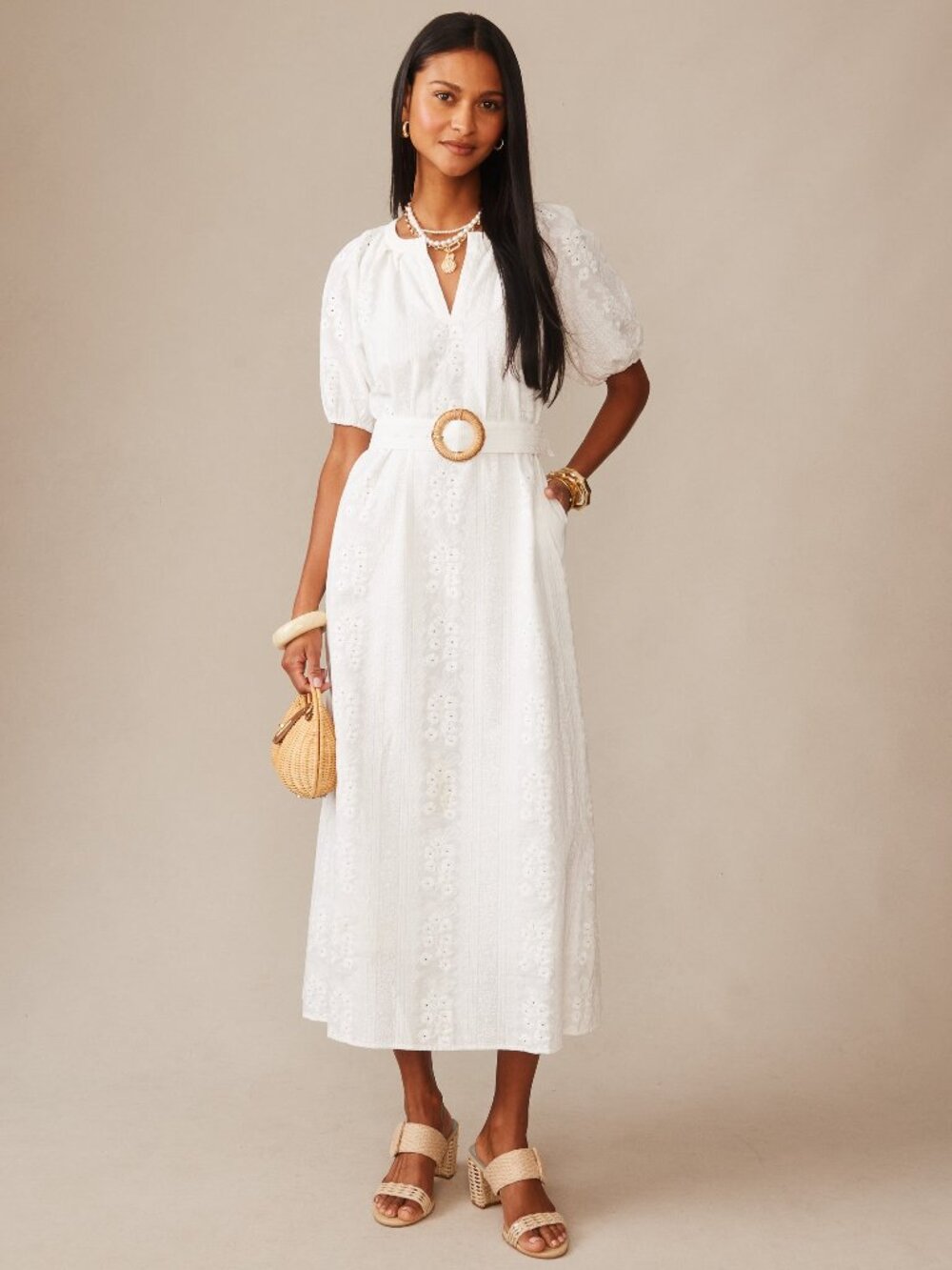 J McLaughlin Marley Eyelet Dress NEW
